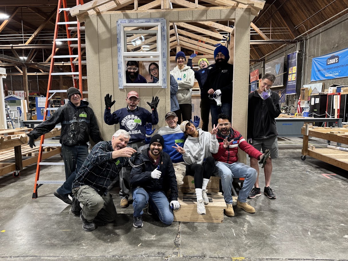 Community Project PNW Sound foundation Tiny Home for homeless January 2024