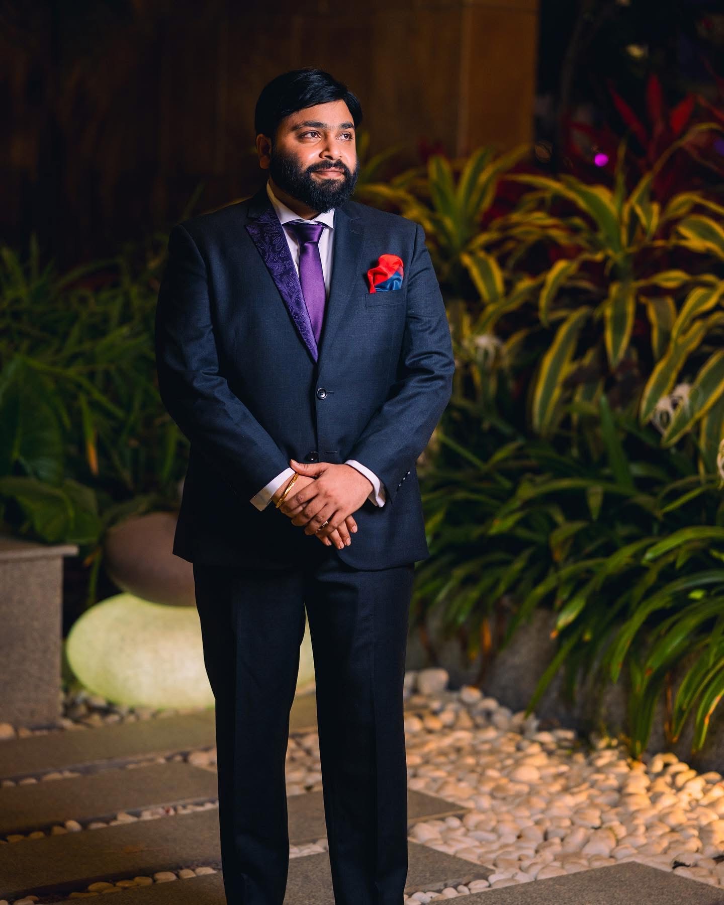 Sai Prakash Avula in business attire